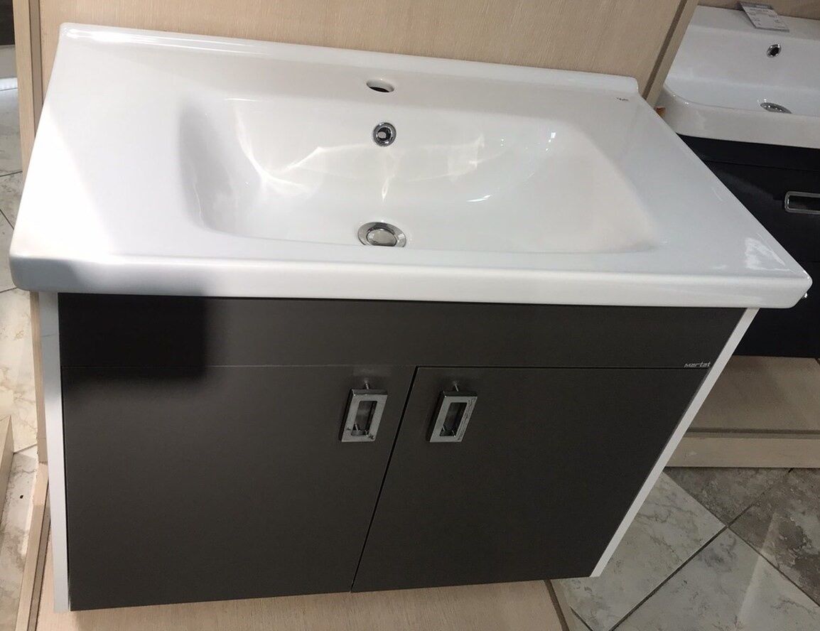 Dulap cu lavoar Martat Mira 85 Grey