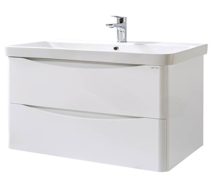 Dulap cu lavoar Martat Zen 105cm White