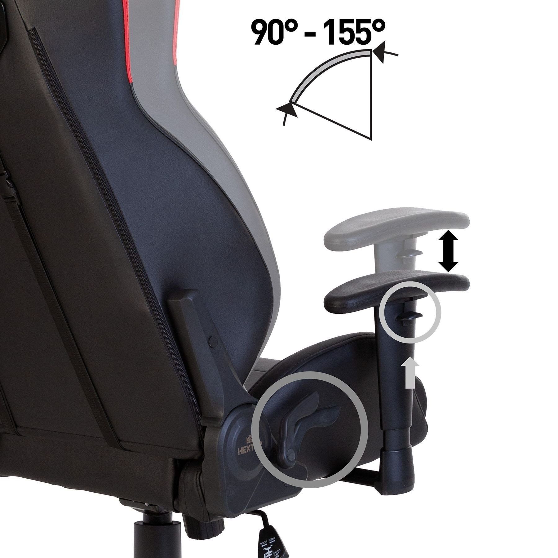 Scaun de birou Новый стиль Hexter MX R1D Tilt PL70 Eco/02 Black/Red