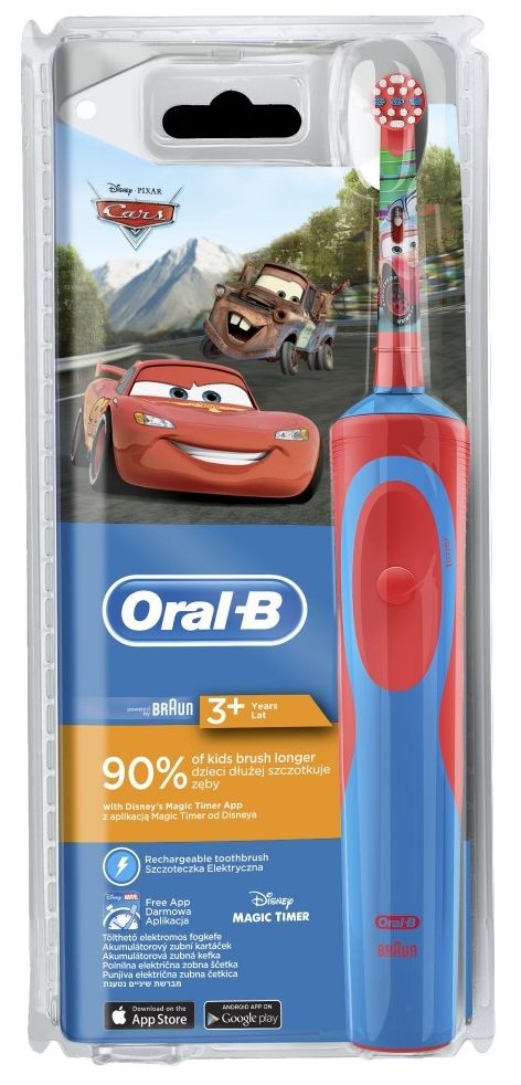 Электрическая зубная щетка Oral-B Stages Power Kids Cars (D12.513)