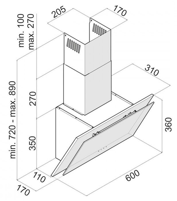 Hota Tornado Ester 800 (60) LED BL_IX