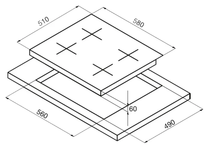 Plită incorporabilă electrica Korting HK62051X