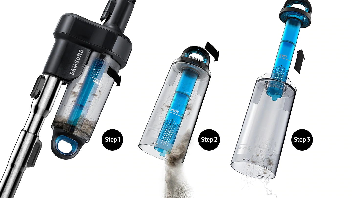 Aspirator cu curăţare uscată Samsung VC07M25K0WN