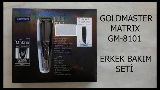 Maşină de tuns barba GoldMaster GM 8101 (set)