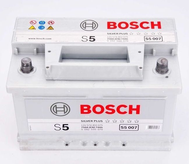 0 092 S50 070 BOSCH S5 007 S5 Batterie 12V 74Ah 750A B13