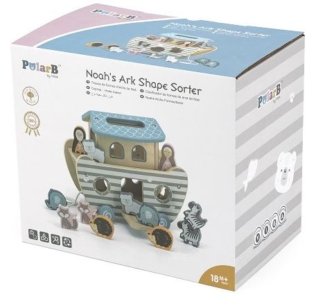 Joc educativ Viga Noahs Ark Shape Sorter (44051)