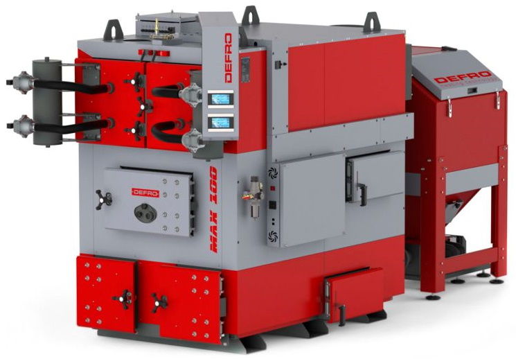 Твердотопливный котел Defro Eko Max 300 kW (no water grate)