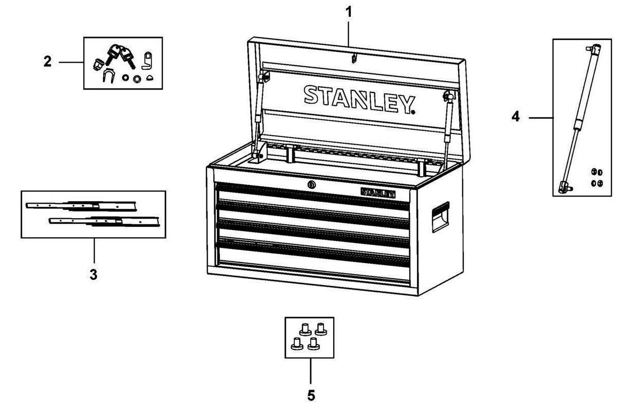 Cutie pentru scule Stanley WorkBox Type 1 (STMT1-75062)