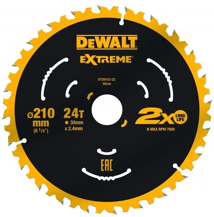 Disc de tăiere Dewalt DT20432 24T