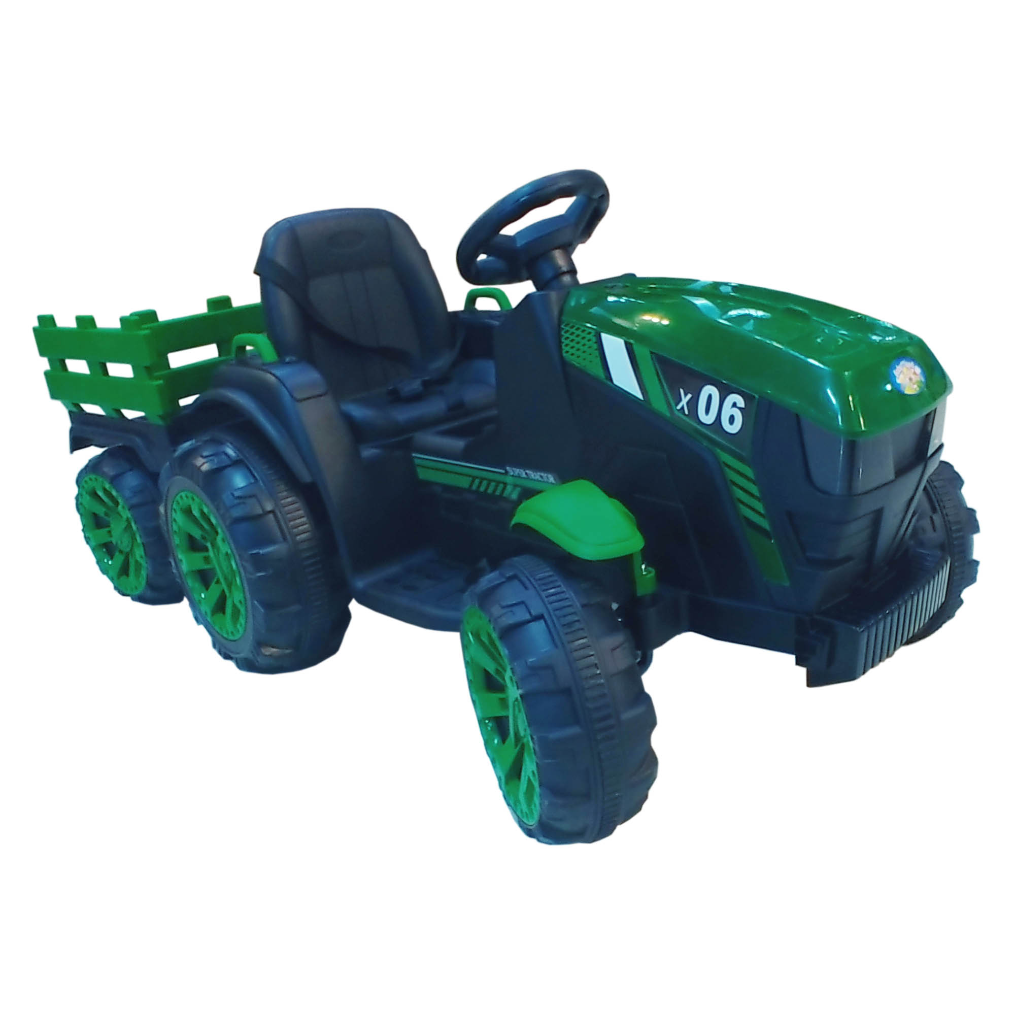 Tractor electric cu remorca pentru copii JE-275