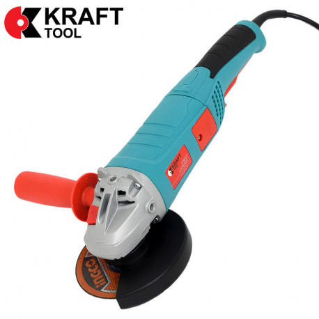 Polizor unghiular KraftTool K10125, 1000 W, disc 125 mm, 11000 rpm