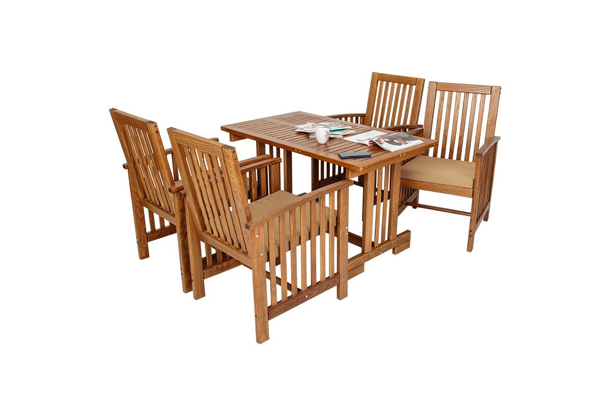 Set mobilier de gradina BORNEO cu perne