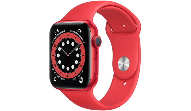 Ceas inteligent Apple Watch Series 6 40mm Red Aluminum Case Solo Loop