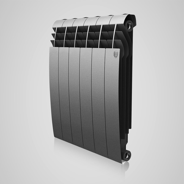 Radiator bimetal BiLiner 500 NEW Silver Satin Royal Thermo