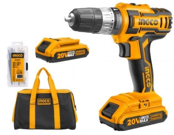 Шуруповерт Ingco CDLI20025