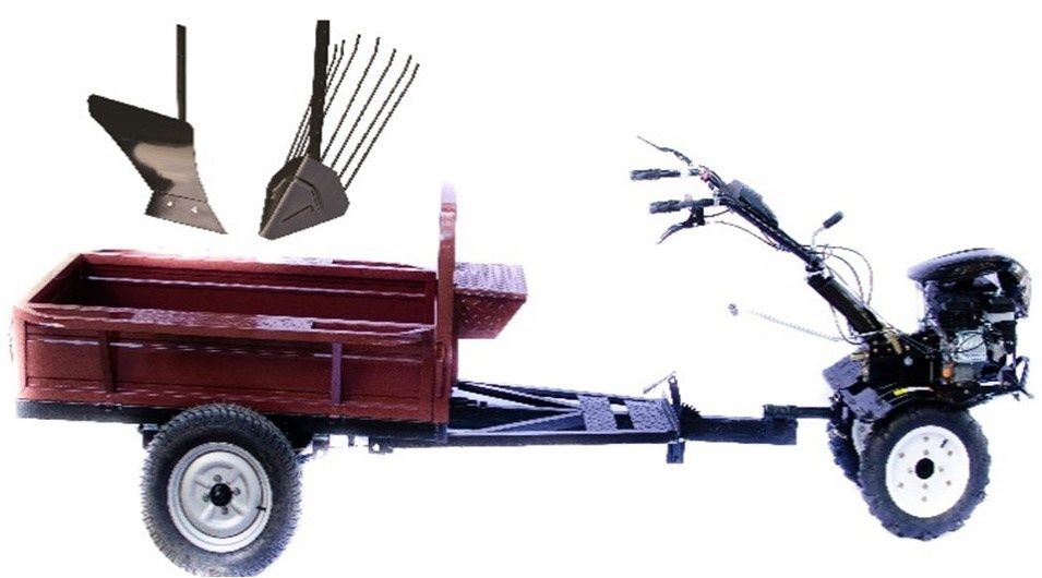 Мотокультиватор TehnoWorker HB 700RS Pro+R Set5 (RSP06.2)