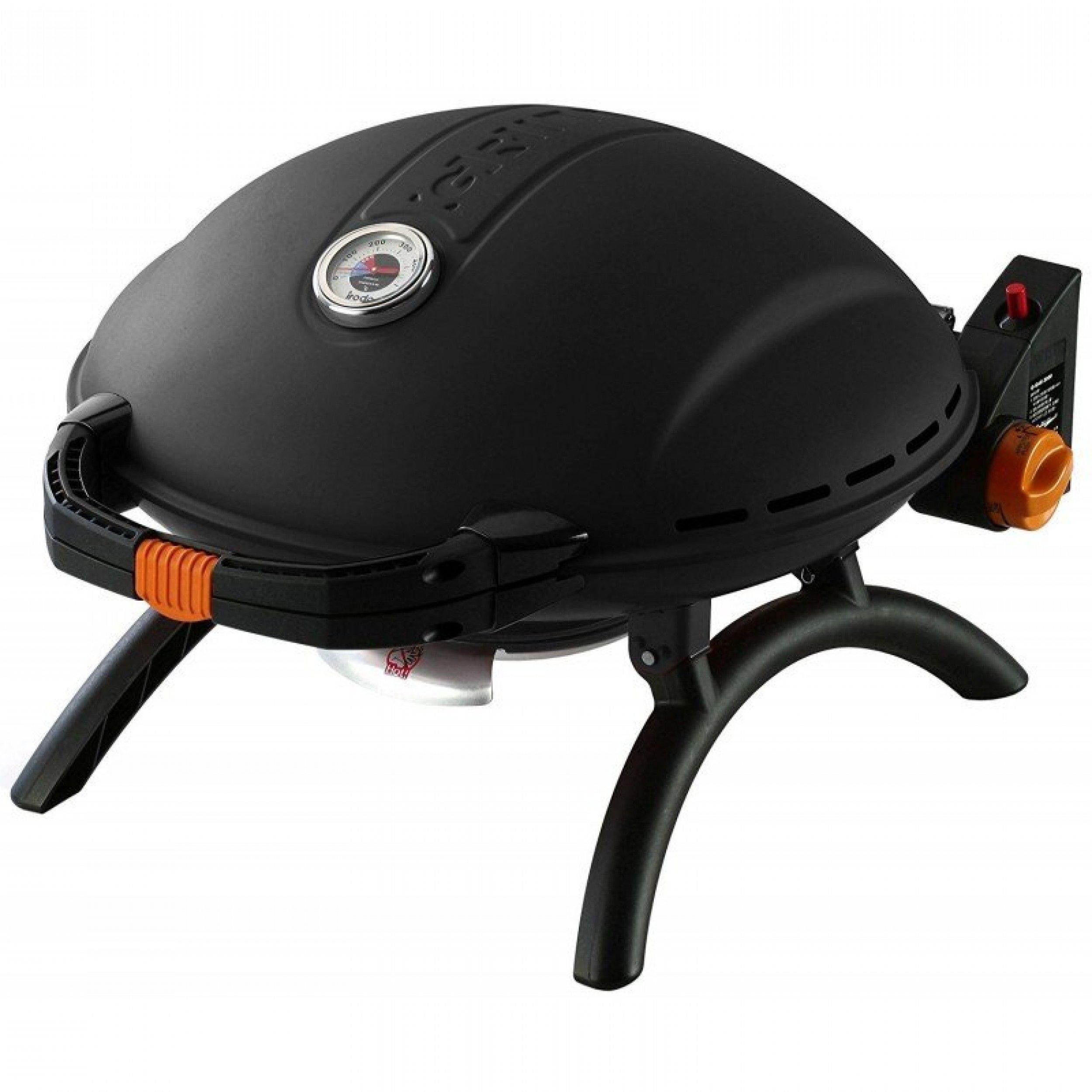 Grătar pe gaz O-GRILL 900T, Negru