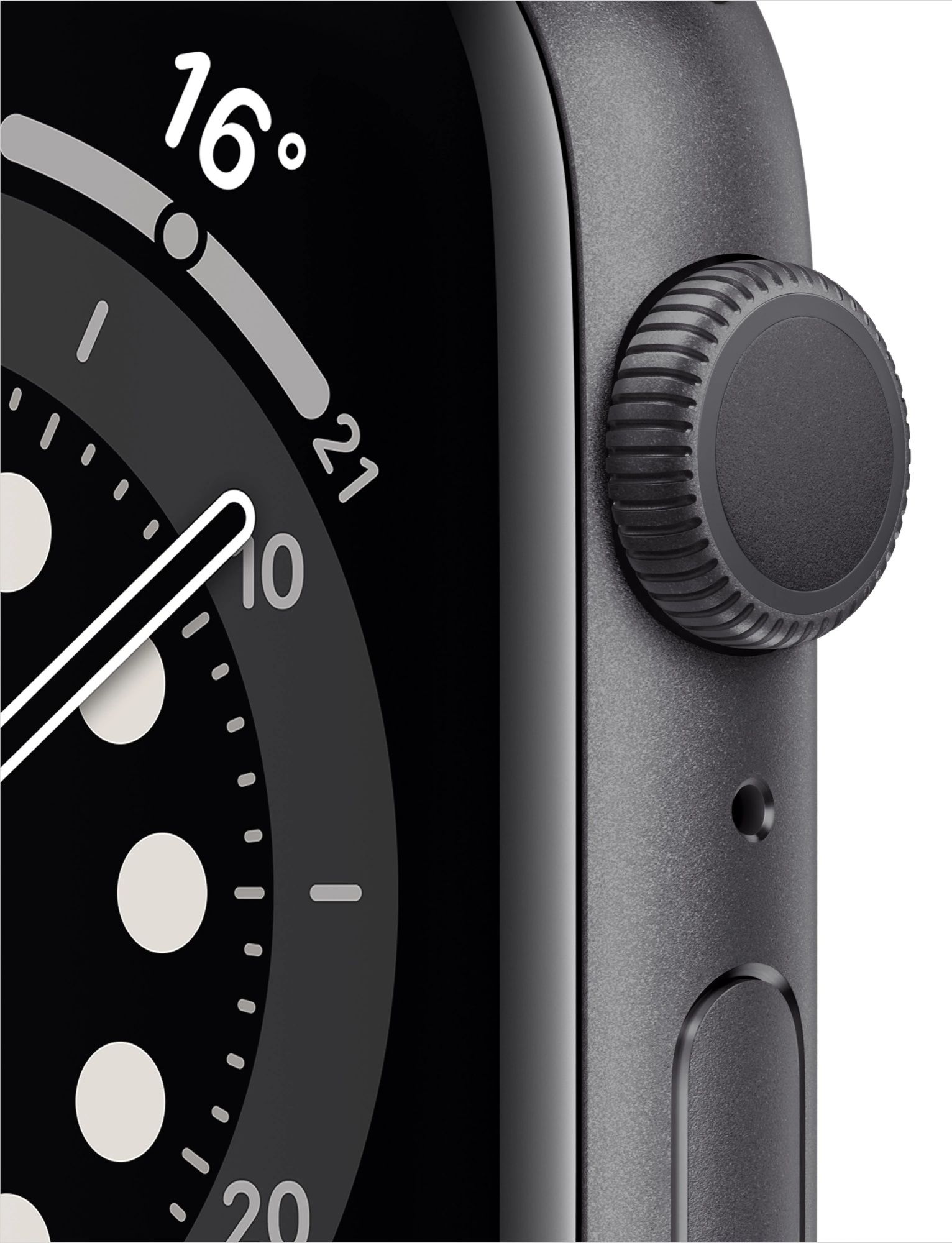 Smartwatch Apple Watch Series 6 GPS 44mm Space Gray Aluminum Case (M00H3)