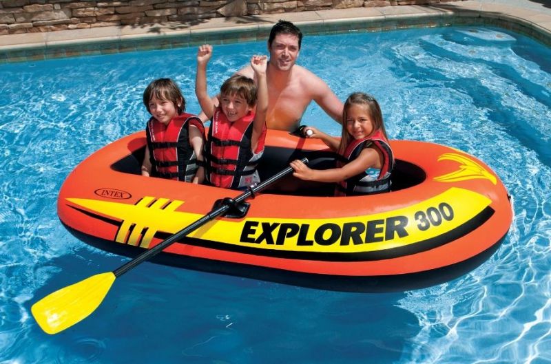 Barcă pneumatică Intex 58332NP Explorer 300 Set